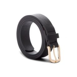 ACCCESSORIES 1W2-001-AW18. Czarne paski damskie ACCCESSORIES, w paski, ze skóry ekologicznej. Za 29,99 zł.