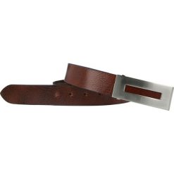Pasek PAK0005312. Pomarańczowe paski męskie Giacomo Conti, w paski, ze skóry. Za 149,00 zł.
