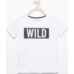 T-shirty chłopięce: T-shirt z nadrukiem wild – Biały