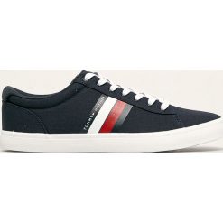 Tommy Hilfiger - Buty. Niebieskie sneakersy męskie TOMMY HILFIGER, z gumy, na sznurówki. W wyprzedaży za 239,90 zł.