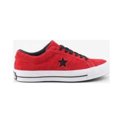 Converse One Star OX Tenisówki Czerwony. Czerwone trampki męskie Converse, bez wzorów, ze skóry, retro, bez zapięcia. Za 412,95 zł.