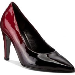Półbuty GABOR - 51.290.95 Bordo. Czarne półbuty damskie skórzane marki Gabor, eleganckie, na obcasie. W wyprzedaży za 269,00 zł.