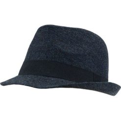 Ciemny Granatowy Jesienno-Zimowy Męski Kapelusz w Stylu Trilby -Pako Jeans, Melanż CPAPJNSKAPELUSZzima10. Niebieskie kapelusze męskie Pako Jeans, bez wzorów, z jeansu. Za 39,00 zł.