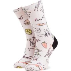 Skarpety Wysokie Damskie STANCE - Shopping List W525A19SHL White. Białe skarpetki damskie Stance, bez wzorów, z elastanu. Za 69,99 zł.