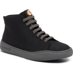 Sneakersy CAMPER - Peu Touring K400374-001 Black. Czarne półbuty damskie Camper, z tworzywa sztucznego. W wyprzedaży za 339,00 zł.