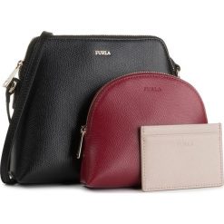 Torebka FURLA - Boheme 1036932 E EQ35 ARE Nero/Ciliegia. Czarne listonoszki damskie Furla, na co dzień, bez wzorów, ze skóry, eleganckie, bez dodatków. Za 879,00 zł.