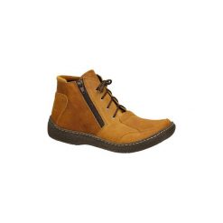 Buty Casu PÓŁBUTY B49. Brązowe półbuty damskie Casu, na wysokim obcasie. Za 99,99 zł.