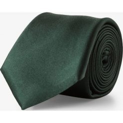 Andrew James - Męski krawat z jedwabiu, zielony. Zielone krawaty męskie Andrew James, bez wzorów, z jedwabiu, eleganckie. Za 129,95 zł.