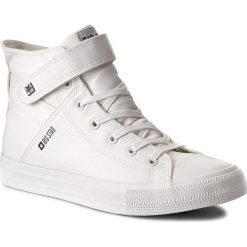 Trampki BIG STAR - Y174024 White. Białe półbuty męskie marki BIG STAR, na co dzień, bez wzorów, z gumy, klasyczne, bez zapięcia. Za 129,00 zł.