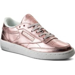 Buty Reebok - Club C 85 S Shine CN0512 Copper/White. Różowe półbuty damskie Reebok, ze skóry. W wyprzedaży za 219,00 zł.