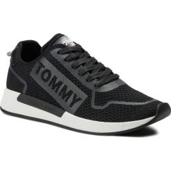 Sneakersy TOMMY JEANS - Technical Details Flexi Sneaker EM0EM00289 Black 990. Czarne sneakersy męskie Tommy Jeans, bez zapięcia. Za 449,00 zł.