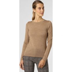 Brookshire - Sweter damski, beżowy. Brązowe swetry damskie brookshire, xxl, bez wzorów, z wełny, bez rękawów, bez kaptura. Za 179,95 zł.