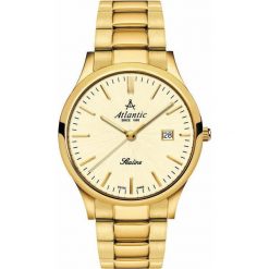 Zegarek Atlantic Męski Sealine 62346.45.31 Szafirowe szkło. Niebieskie zegarki męskie Atlantic, szklane. Za 1025,60 zł.