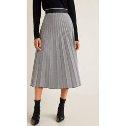 Mango - Spódnica Pleat. Szare spódniczki plisowane damskie Mango, m, z elastanu, midi. Za 199,90 zł.
