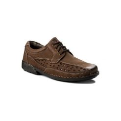 LASOCKI FOR MEN MI229-15190. Pomarańczowe półbuty męskie Lasocki For Men, bez wzorów, ze skóry, bez zapięcia. Za 179,99 zł.