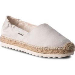 Espadryle BUGATTI - 421-44560-6900-2013 White/Silver. Białe tomsy damskie Bugatti, z materiału, na płaskiej podeszwie. W wyprzedaży za 239,00 zł.