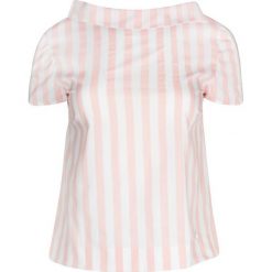 Bluzka Trussardi Jeans 56C00208. Różowe bluzki damskie Trussardi Jeans, bez wzorów, z elastanu, bez kołnierzyka, bez rękawów. W wyprzedaży za 199,00 zł.