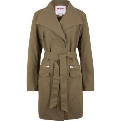 Trencz bonprix khaki. Zielone płaszcze damskie bonprix. Za 99,99 zł.