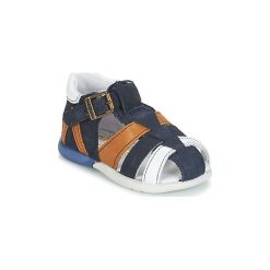 Sandały Dziecko Babybotte GEMEAUX. Niebieskie sandały chłopięce Babybotte, bez zapięcia. Za 255,20 zł.