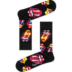 Happy Socks - Skarpety Rolling Stones Out Of Control. Czarne skarpetki męskie marki Happy Socks, z elastanu. Za 54,90 zł.
