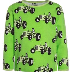 Småfolk WITH OLD STYLE TRACTOR Bluzka z długim rękawem kiwi. Zielone bluzki dziewczęce bawełniane marki Småfolk, z długim rękawem. Za 139,00 zł.