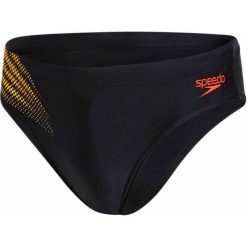 Speedo Kąpielówki Placement 7cm Brief Black/Lava Red/Mango 32. Czerwone kąpielówki męskie marki Speedo, m, długie, do pływania. W wyprzedaży za 99,00 zł.