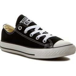 Trampki CONVERSE - Yths C/T Allsta 3J235 Black. Czarne trampki chłopięce marki Converse, bez wzorów, z gumy, na sznurówki. W wyprzedaży za 189,00 zł.