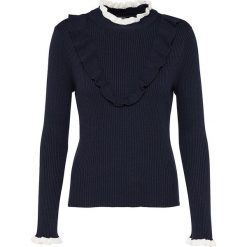 Sweter w kolorze granatowym. Niebieskie swetry klasyczne damskie marki About You, xs, w paski. W wyprzedaży za 43,95 zł.