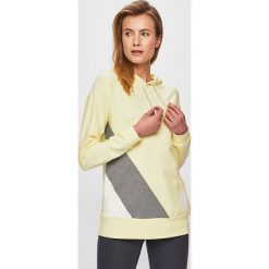 Calvin Klein Performance - Bluza. Żółte bluzy damskie Calvin Klein Performance, l, z nadrukiem, z elastanu, bez rękawów, z kapturem. W wyprzedaży za 269,90 zł.