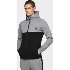 Bluza męska. Bluzy męskie m, bez wzorów, z dzianiny, z kapturem, bez rękawów, z kapturem. W wyprzedaży za 149,99 zł.