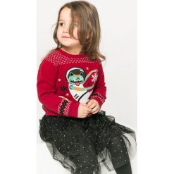 Medicine - Sweter dziecięcy Xmas 92-140 cm. Czerwone swetry dziewczęce marki MEDICINE, bez wzorów, z bawełny, z okrągłym kołnierzem, z krótkim rękawem, krótkie, bez kaptura. Za 79,90 zł.