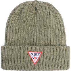 Guess Czapka. Chusty męskie Guess, z aplikacjami, z tkaniny, klasyczne. Za 99,00 zł.
