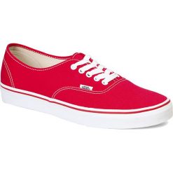 Vans - Tenisówki Authentic. Czerwone trampki męskie marki Vans, z materiału. Za 219,90 zł.
