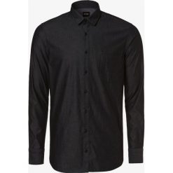 BOSS Casual - Koszula męska – Magneton_1, czarny. Czarne koszule męskie BOSS Casual, m, bez wzorów, z jeansu, casualowe, bez kołnierzyka, bez rękawów. Za 349,95 zł.