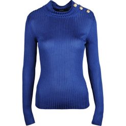 Guess Sweter "Fluid". Swetry damskie Guess, z aplikacjami, prążkowane, z długim rękawem, długie, bez kaptura. Za 199,00 zł.