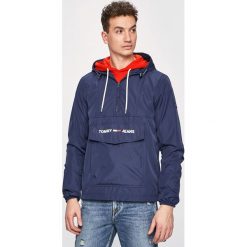Tommy Jeans - Kurtka. Niebieskie płaszcze męskie Tommy Jeans, xl, bez wzorów, z poliesteru, krótkie, z kapturem. Za 649,90 zł.