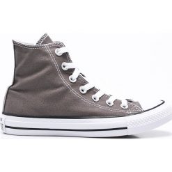 Converse - Trampki. Szare trampki i tenisówki damskie marki Converse, z materiału, na sznurówki. W wyprzedaży za 259,90 zł.