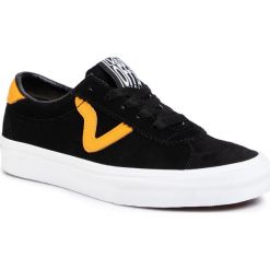 Sneakersy VANS - Sport VN0A4BU6XW21 Black/Cadmium Yellow. Czarne półbuty damskie Vans, ze skóry. Za 339,00 zł.