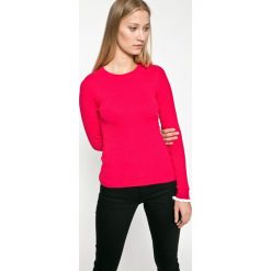 Only - Sweter Mona. Czerwone swetry klasyczne damskie marki ONLY, s, z wiskozy, z okrągłym kołnierzem. W wyprzedaży za 39,90 zł.