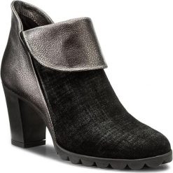 Buty zimowe damskie: Botki THE FLEXX – Dipartment A701/21 Black/Gun Metal