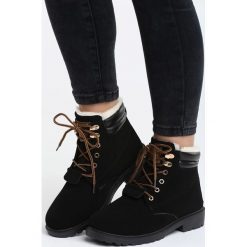 Buty zimowe damskie: Czarne Traperki Travel Guide