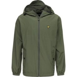 Lyle & Scott ZIP THROUGH HOODED Kurtka wiosenna woodland green. Brązowe kurtki męskie marki Lyle & Scott, m, bez wzorów, z bawełny, bez kaptura. Za 419,00 zł.