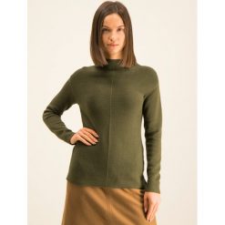 Sweter Marc O'Polo M09 6059 60979. Zielone swetry damskie Marc O'Polo, m, bez wzorów, z bawełny, klasyczne, bez rękawów, bez kaptura. W wyprzedaży za 239,00 zł.