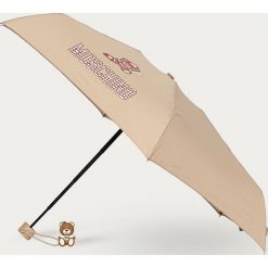 Moschino - Parasol. Brązowe parasole MOSCHINO, bez wzorów. Za 259,90 zł.
