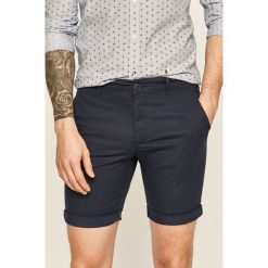 Selected - Szorty. Niebieskie spodenki i szorty męskie Selected, s, bez wzorów, z elastanu, casualowe. W wyprzedaży za 179,90 zł.