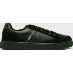 Versace Jeans - Buty. Czarne buty sportowe męskie Versace Jeans, z jeansu, na sznurówki. W wyprzedaży za 479,90 zł.