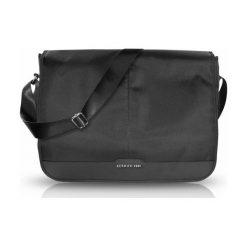 Cerruti 1881 CEMB15NYBK Messenger 15" czarna. Czarne torby na laptopa Cerruti, bez wzorów. W wyprzedaży za 129,00 zł.