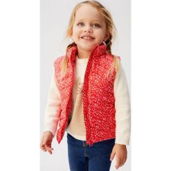 Mango Kids - Bezrękawnik dziecięcy Ali6 86-104 cm. Białe kurtki dziewczęce z poliesteru. Za 79,90 zł.
