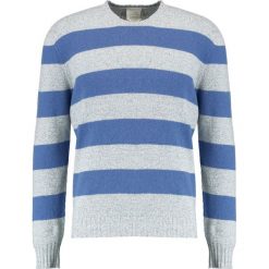 Swetry klasyczne męskie: 120% Cashmere Sweter celeste saphire