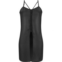 Top plażowy bonprix czarny. Czarne bluzki damskie marki bonprix, z szyfonu. Za 54,99 zł.